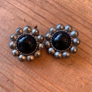 Signed Yosca Vintage Clip On Earrings